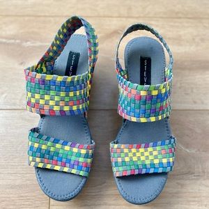 Steven by Steve Madden Colorful Wedges 8.5